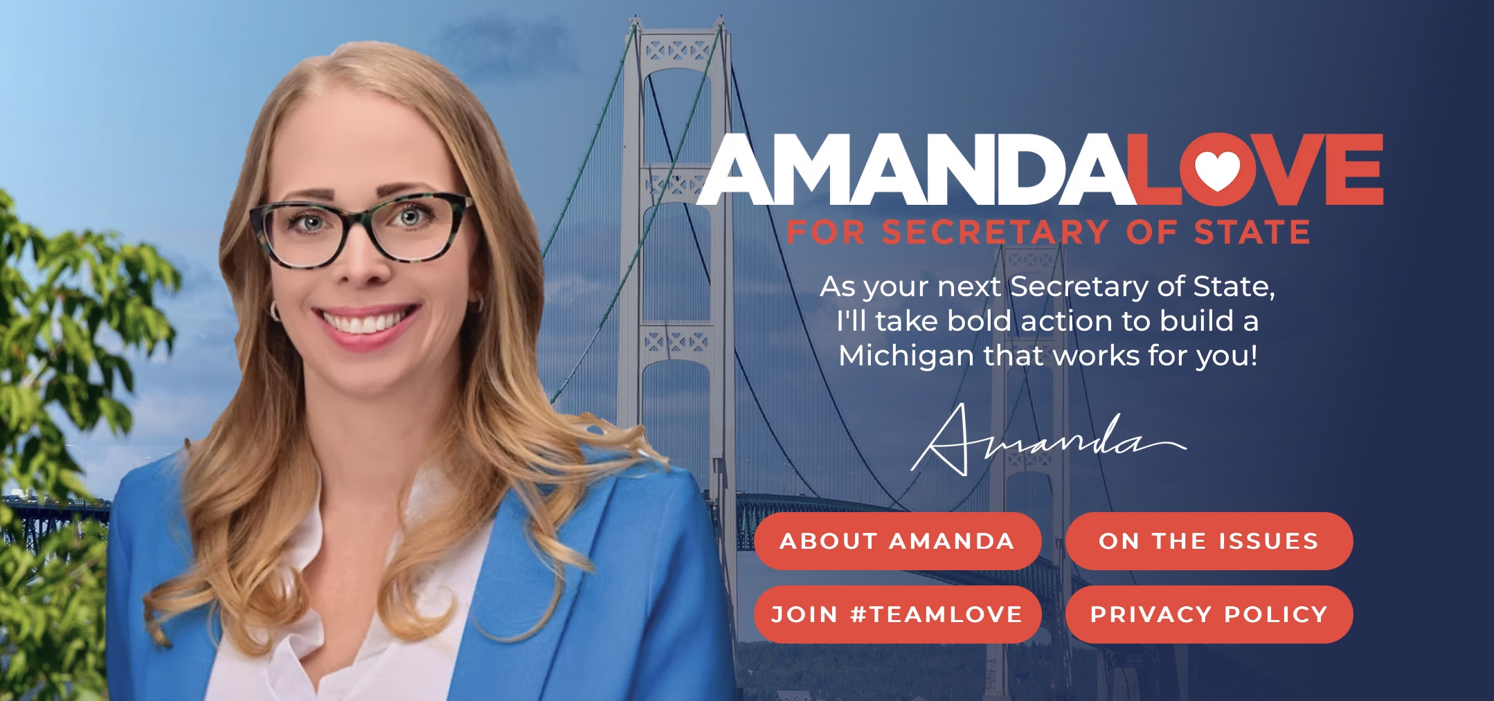 Amanda Love - Candidate for Secretary of State