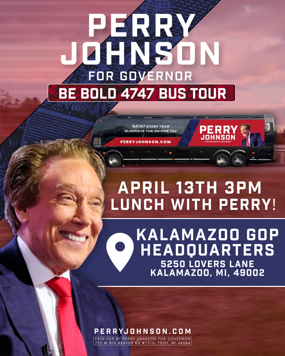 Gubernatorial Candidate - Perry Johnson
